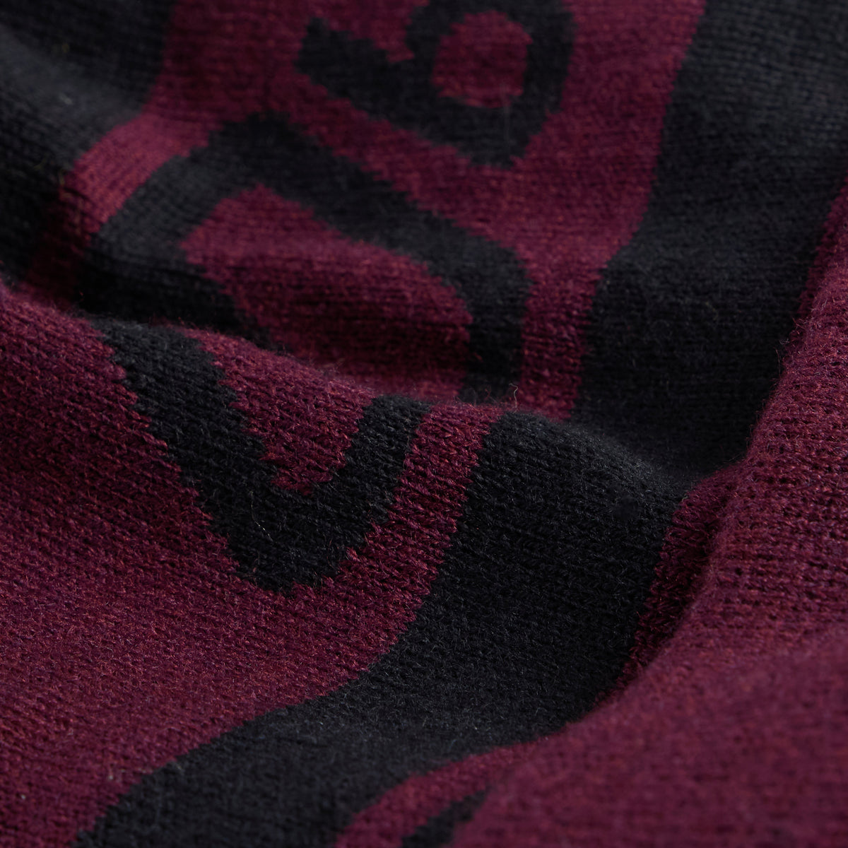 Unisex Beanie - Dark Purple/Black