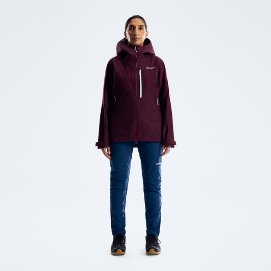 Women's Ridge-Seeker Waterproof Jacket - Dark Purple