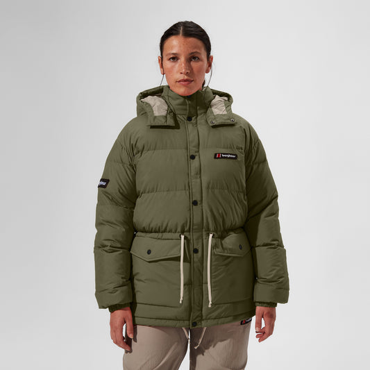 Unisex Lumley Daunenjacke - Grün/Grau