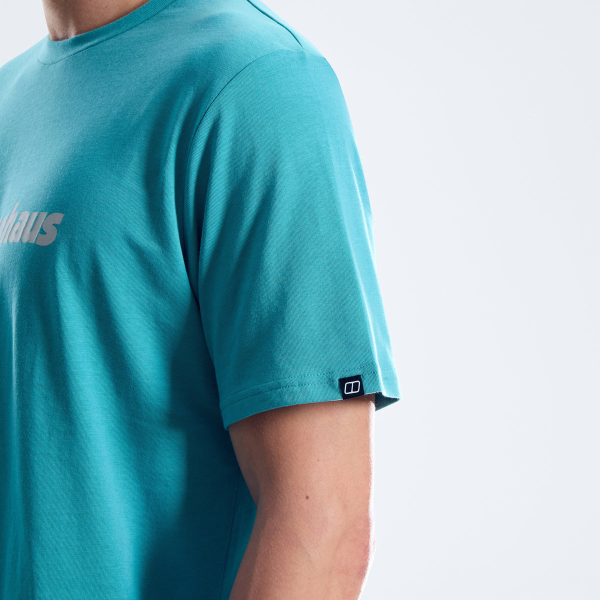 Herren-T-Shirt mit XL-Logo - Blau
