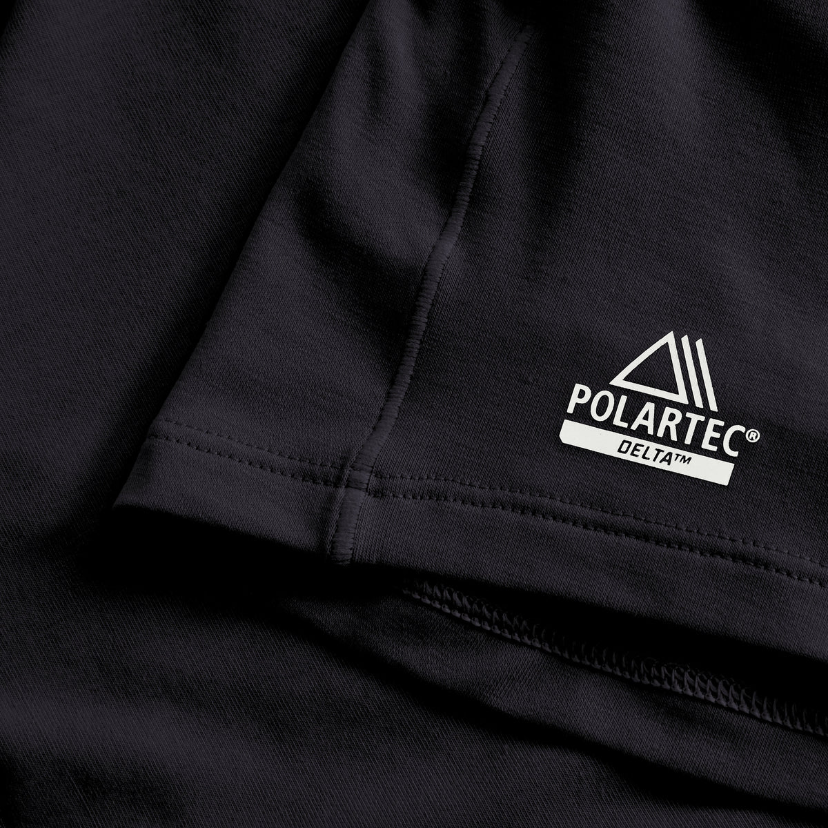 Men's Delta Long Sleeve Tech Tee - Black