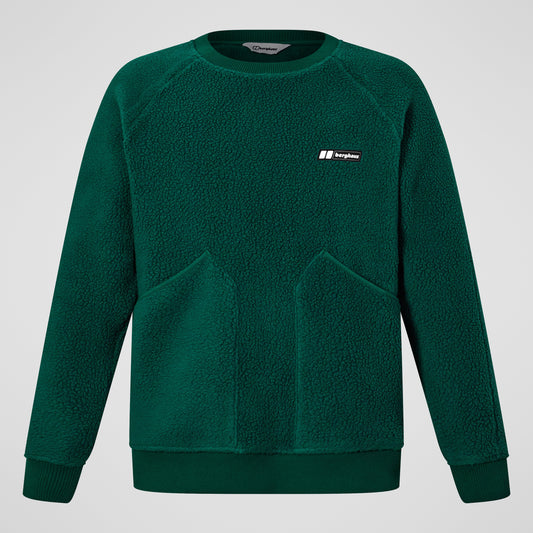 Unisex-Pullover Volcanism – Grün