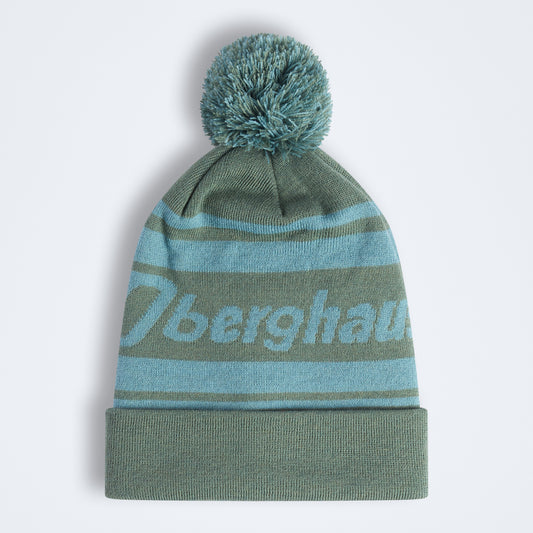 Unisex-Beanie - Hellgrün/Hellgrau