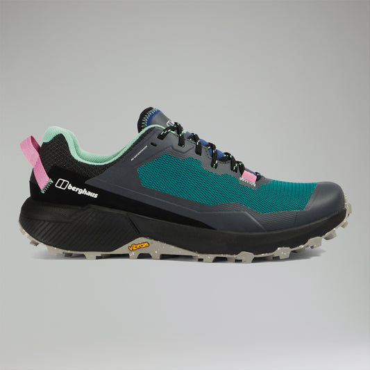 Damen-Laufschuh Revolute Active - Schwarz/Dunkeltürkis