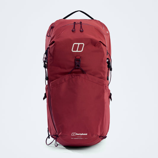 Unisex 3D Freeflow 30+5L Rucksack Grau/Schwarz - Red Fury