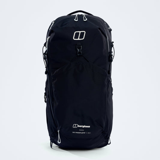 Unisex 3D Freeflow 30+5L Rucksack Grau/Schwarz - Jet Black
