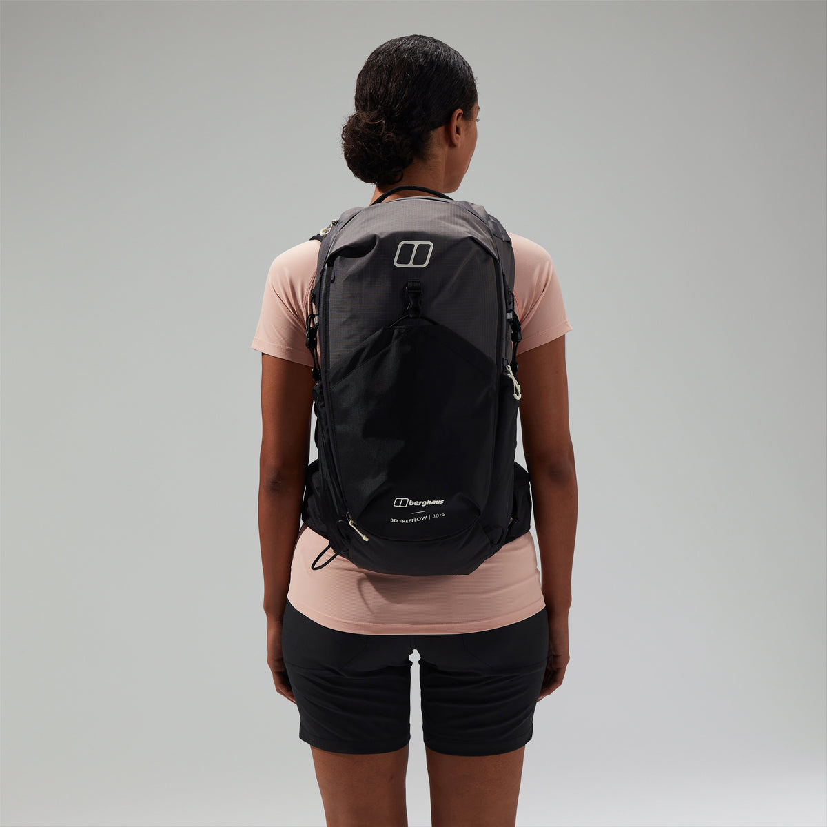 Unisex 3D Freeflow 30+5L S Rucksack - Grau/Schwarz
