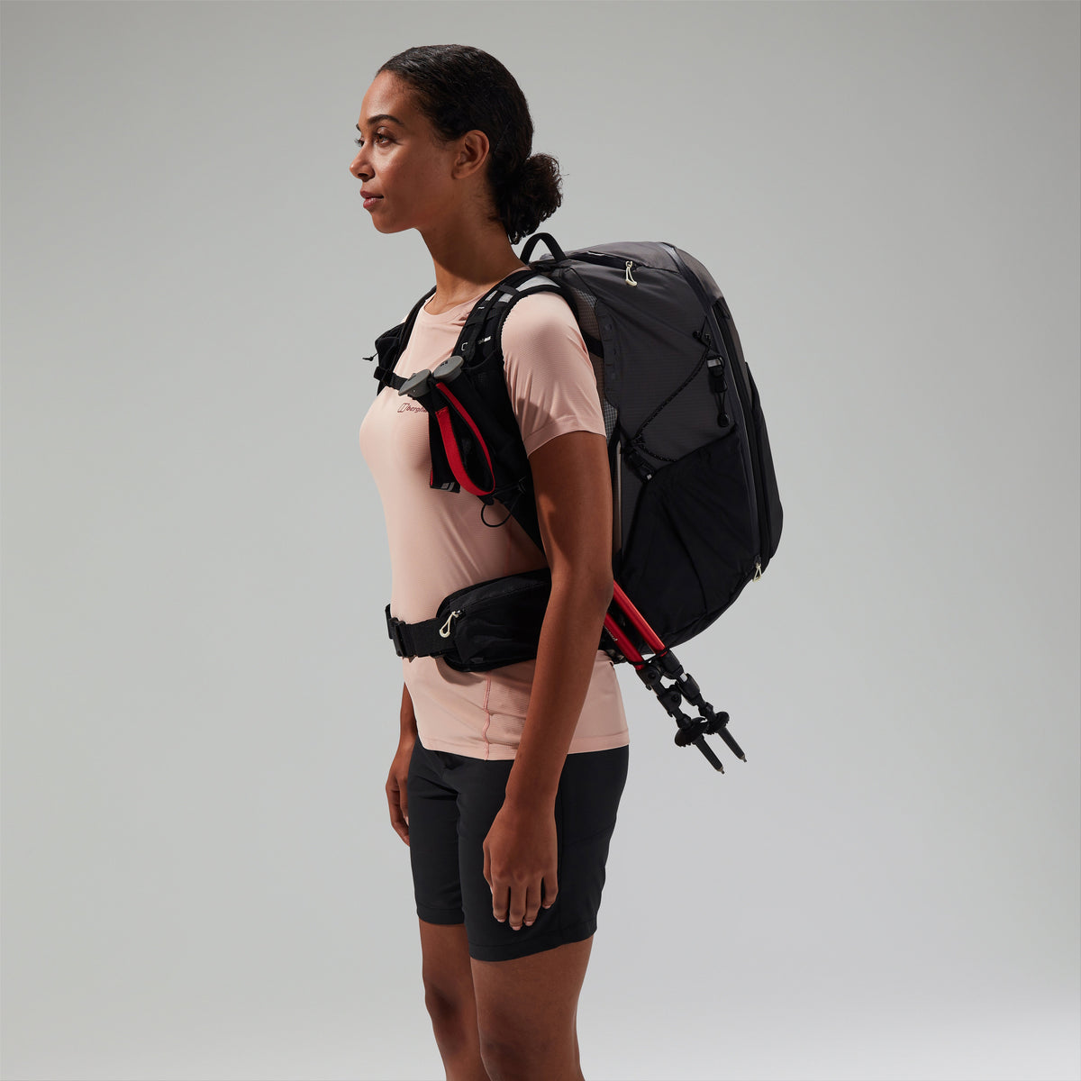Unisex 3D Freeflow 30+5L S Rucksack - Grau/Schwarz