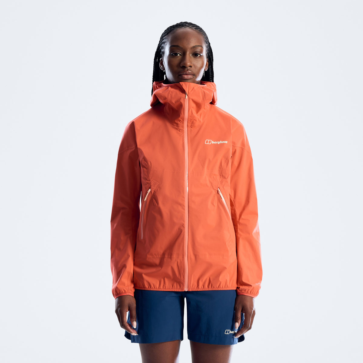 Damen-Regenjacke Rain-Motion - Orange