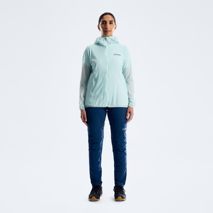 Women's Pendower Wind Jacket - Light Blue
