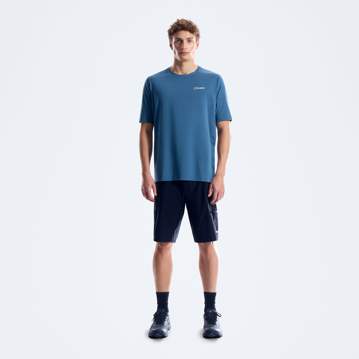 Herren Bowburn Tech-T-Shirt – Blau