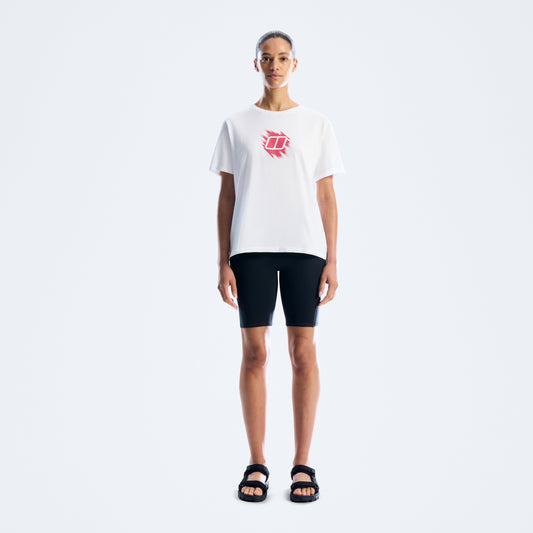 Damen-T-Shirt "Sketched Blocks Essential" – Weiß