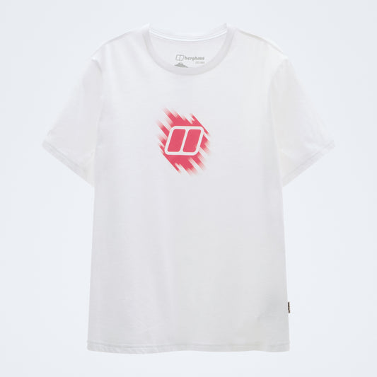 Damen-T-Shirt "Sketched Blocks Essential" – Weiß
