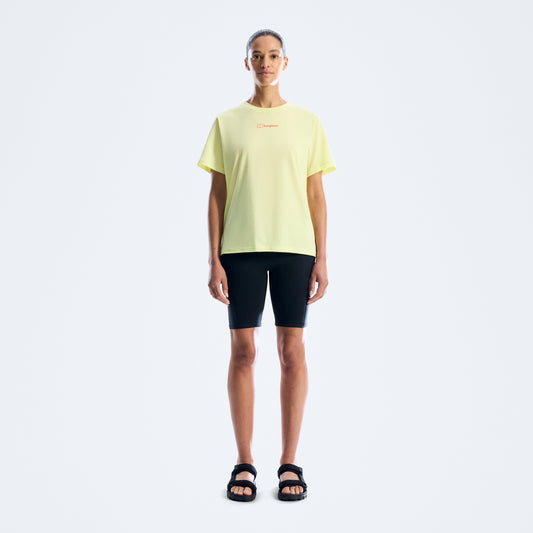 Damen Nature Essential T-Shirt - Gelb
