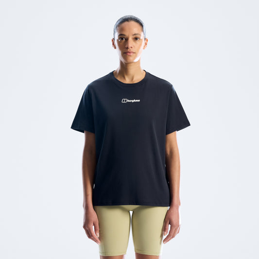 Damen Nature Essential T-Shirt - Schwarz