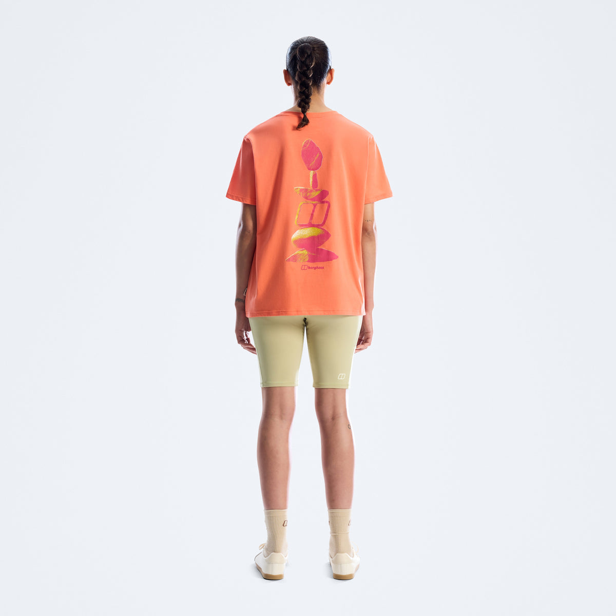Damen Cairn Essential T-Shirt - Orange