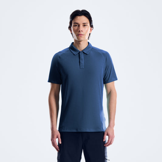 Herren Ivyhill Tech-Poloshirt – Marineblau