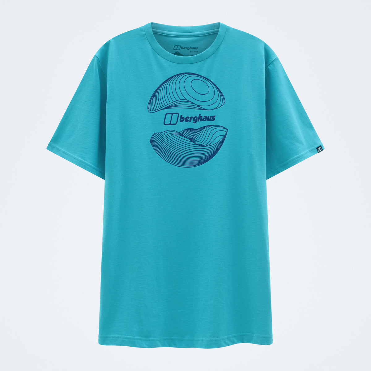 Herren Curvature Essential T-Shirt - Blau