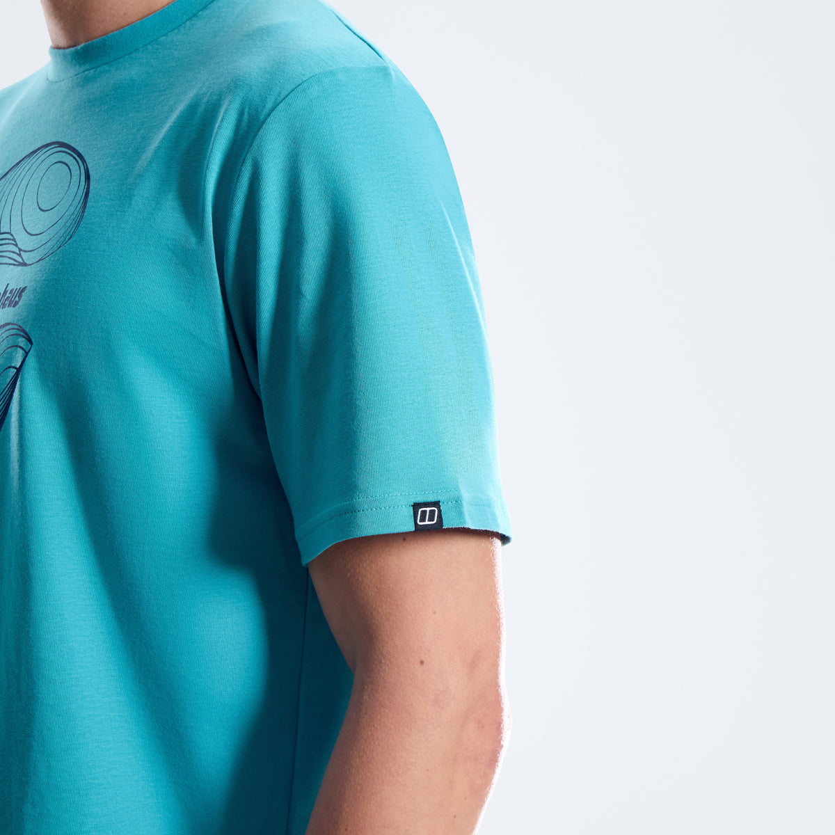 Herren Curvature Essential T-Shirt - Blau