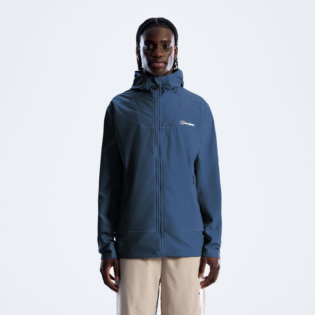 Herrenjacke mit Kapuze Greenbank – Blau