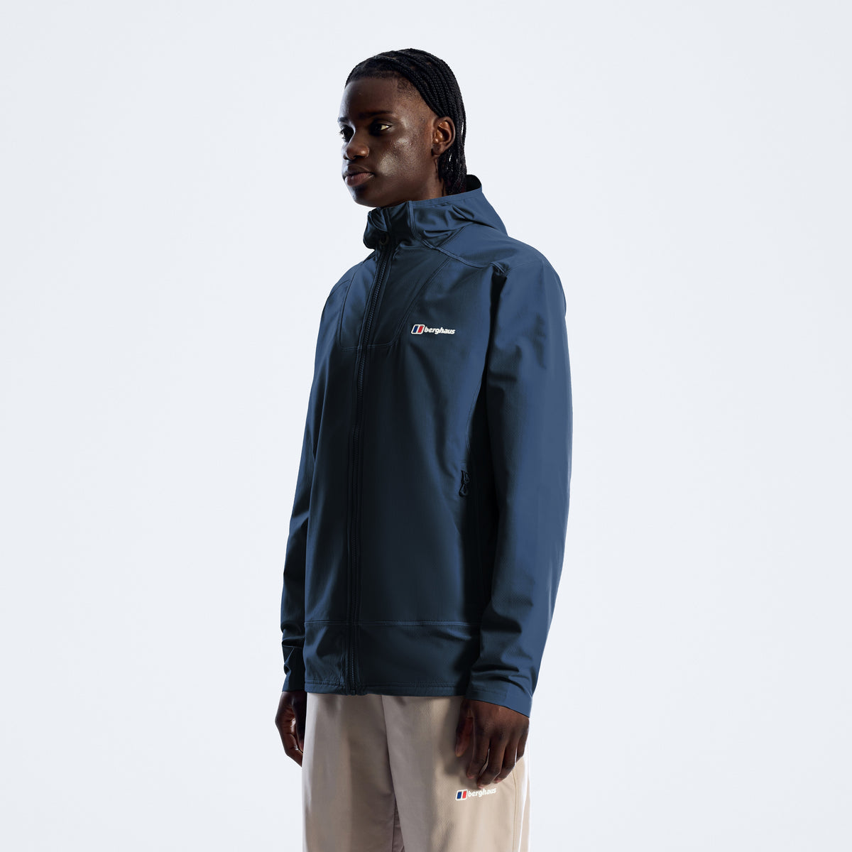 Herrenjacke mit Kapuze Greenbank – Blau