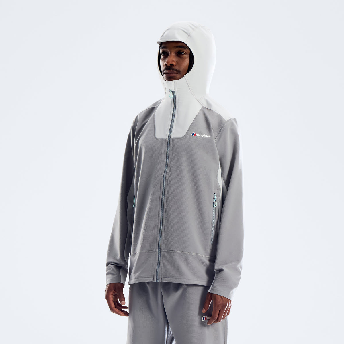 Men's Greenbank Hooded Jacket - Garbo Grey