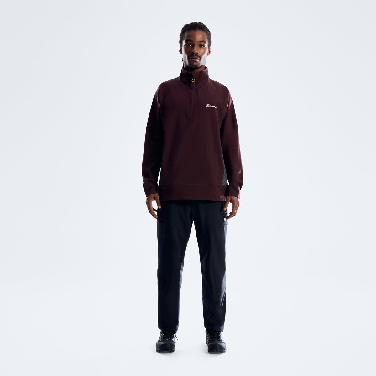 Herren-Pullover Wavertree mit kurzem Reißverschluss – Chakra