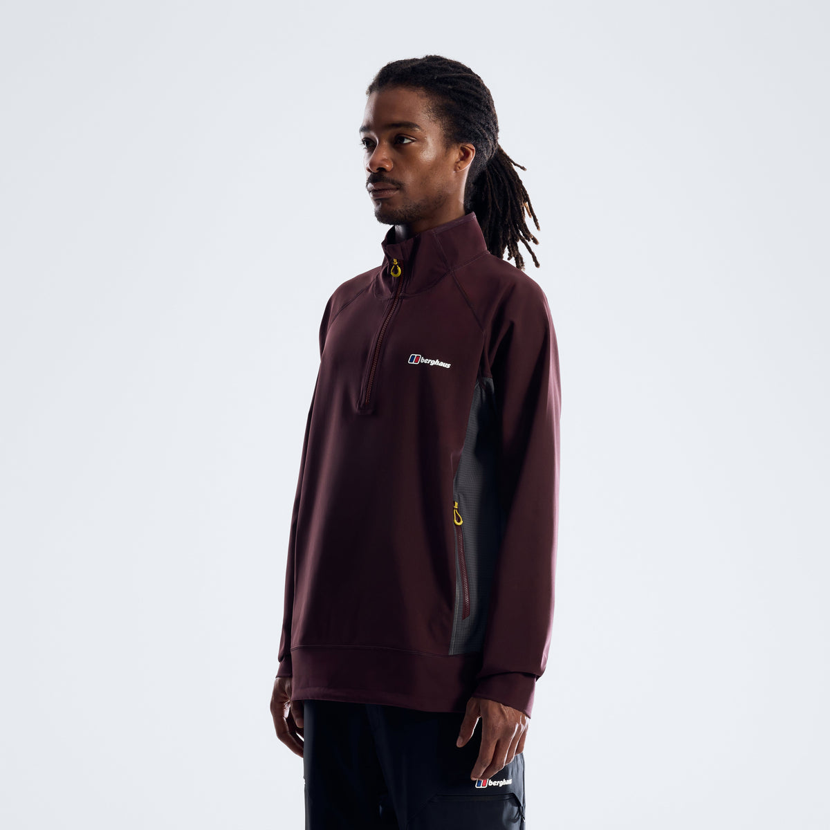 Herren-Pullover Wavertree mit kurzem Reißverschluss – Chakra