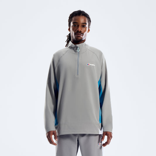 Herren Wavertree Half-Zip - Garbo Grey