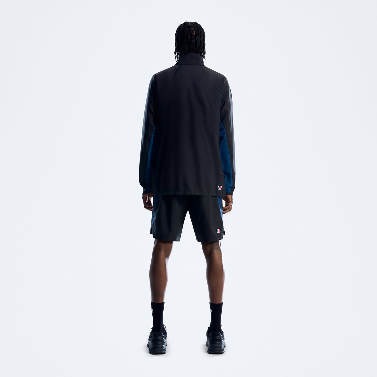 Herren-Half-Zip Wavertree – Jet Black