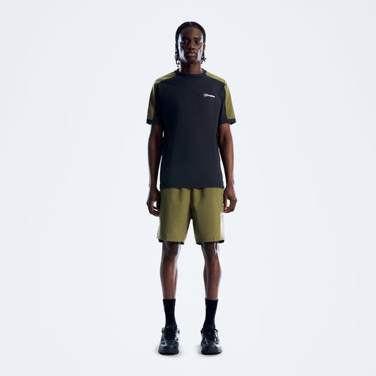 Herren Farndale Tech-T-Shirt - Jet Black/Jet Black