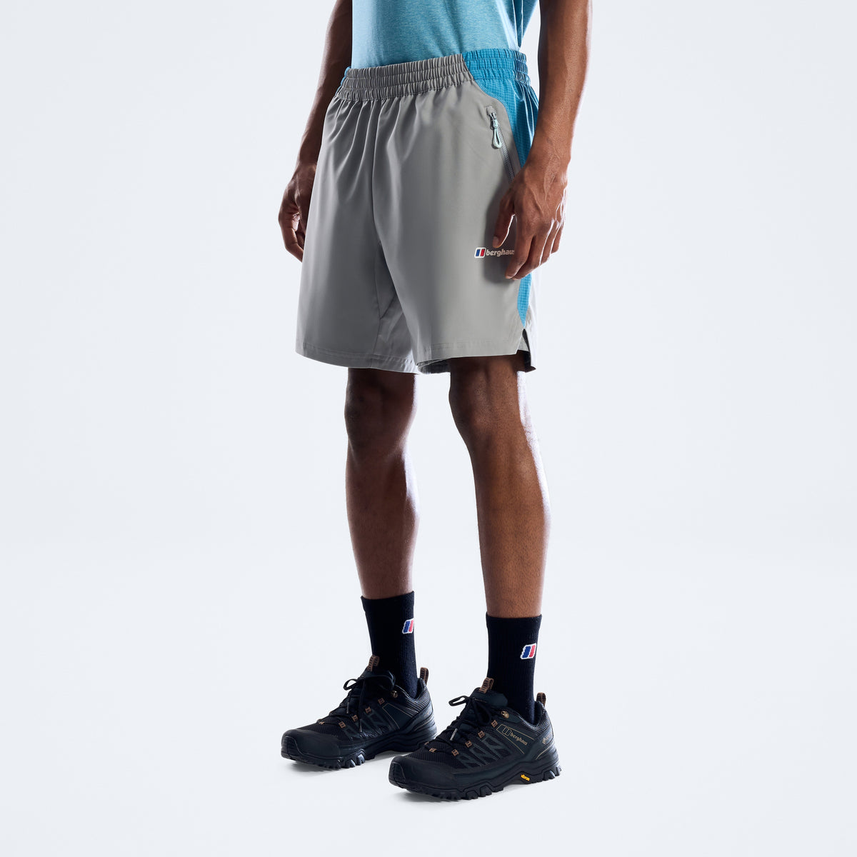Herren-Shorts Wavertree – Garbo Grey