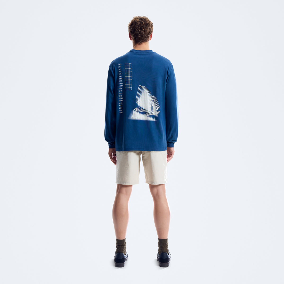 Herren Big Wall T-Shirt - Marineblau