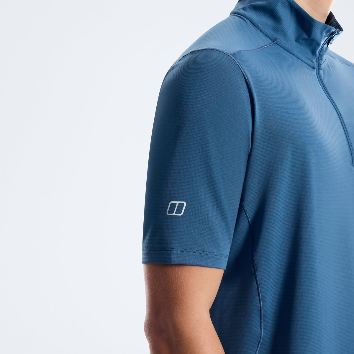 Herren Bowburn Half-Zip Tech-Shirt - Blau