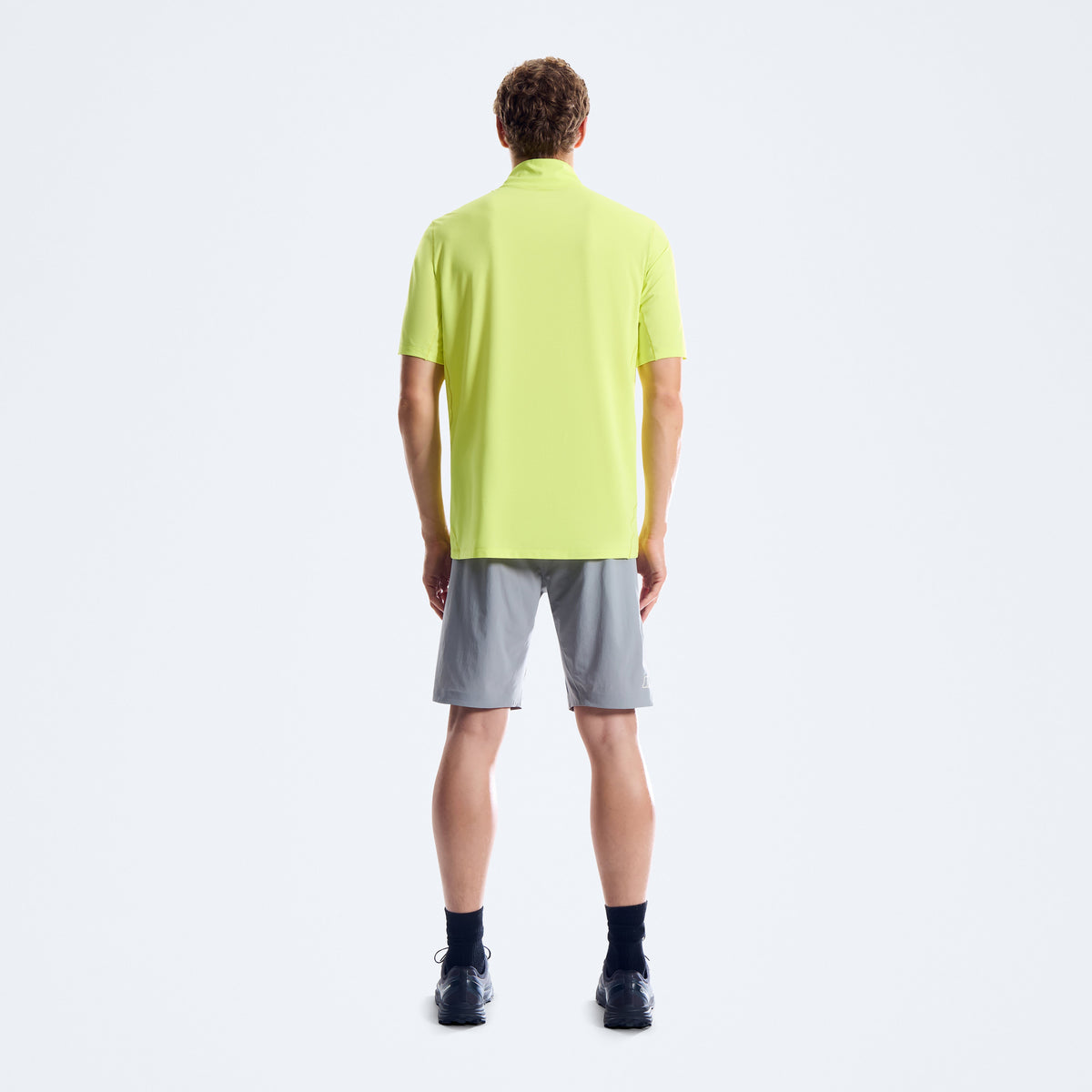 Herren Bowburn Half-Zip Tech-Shirt - Hellgelb