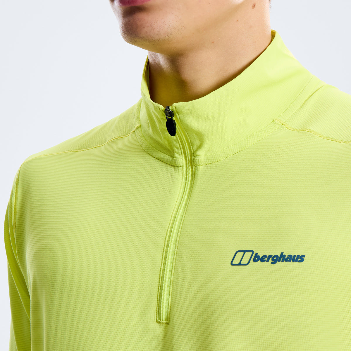 Herren Bowburn Half-Zip Tech-Shirt - Hellgelb