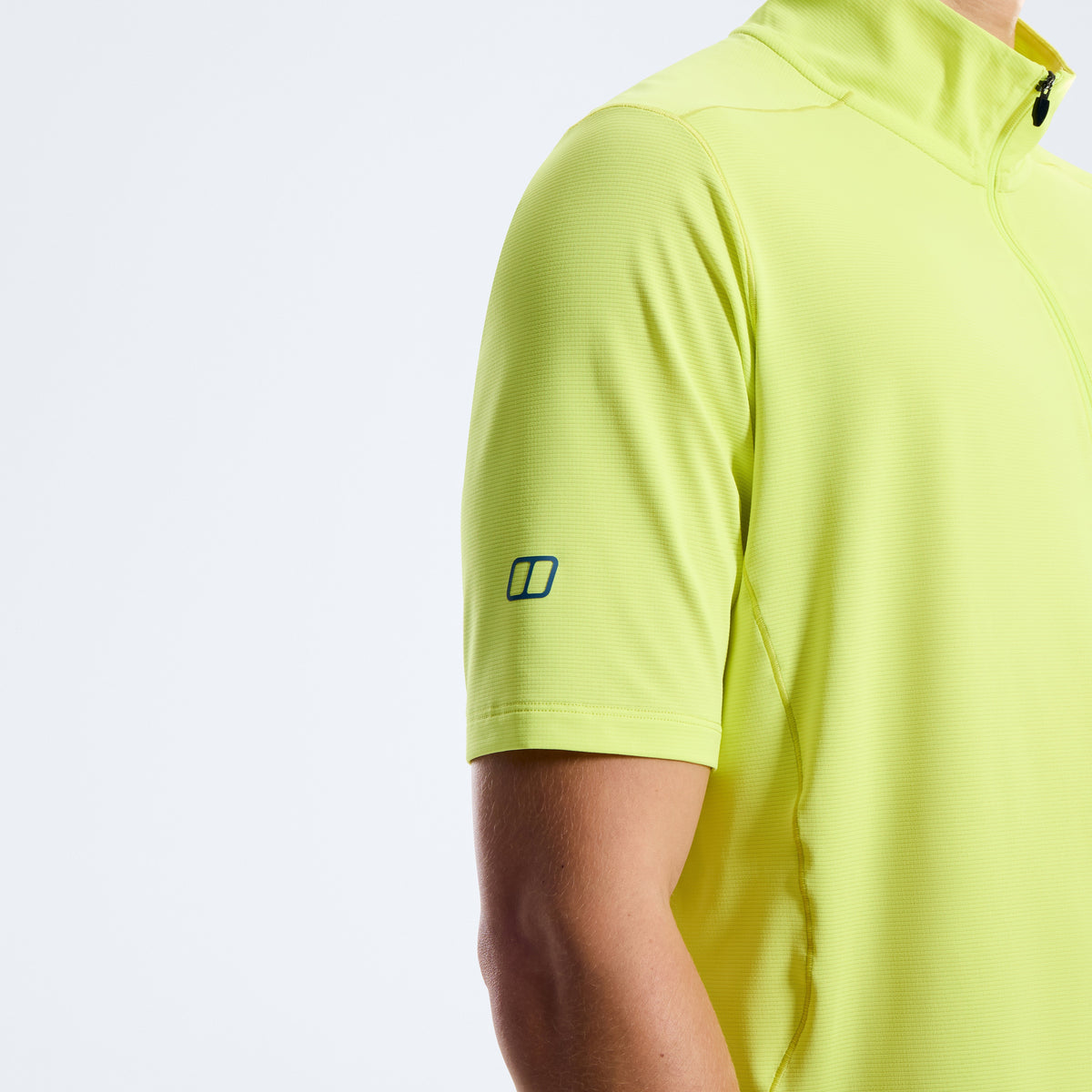 Herren Bowburn Half-Zip Tech-Shirt - Hellgelb