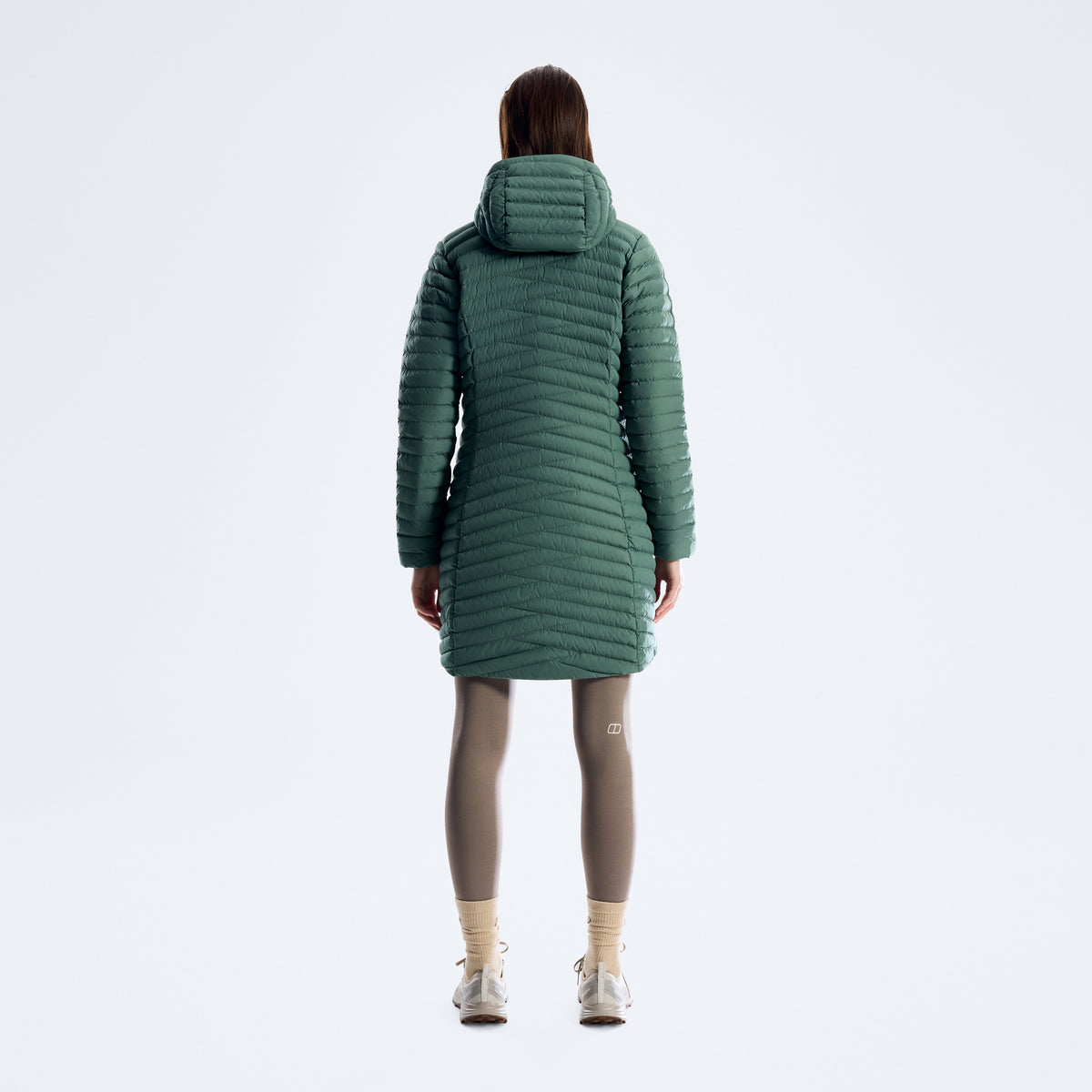 Nula Micro Isolationsjacke für Damen (lang) – Hellgrün
