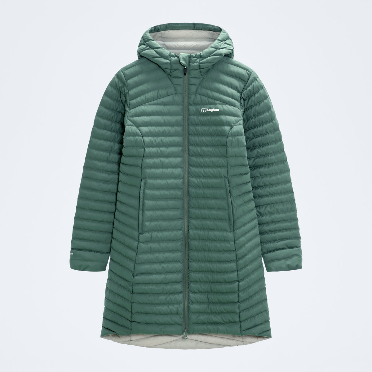 Nula Micro Isolationsjacke für Damen (lang) – Hellgrün