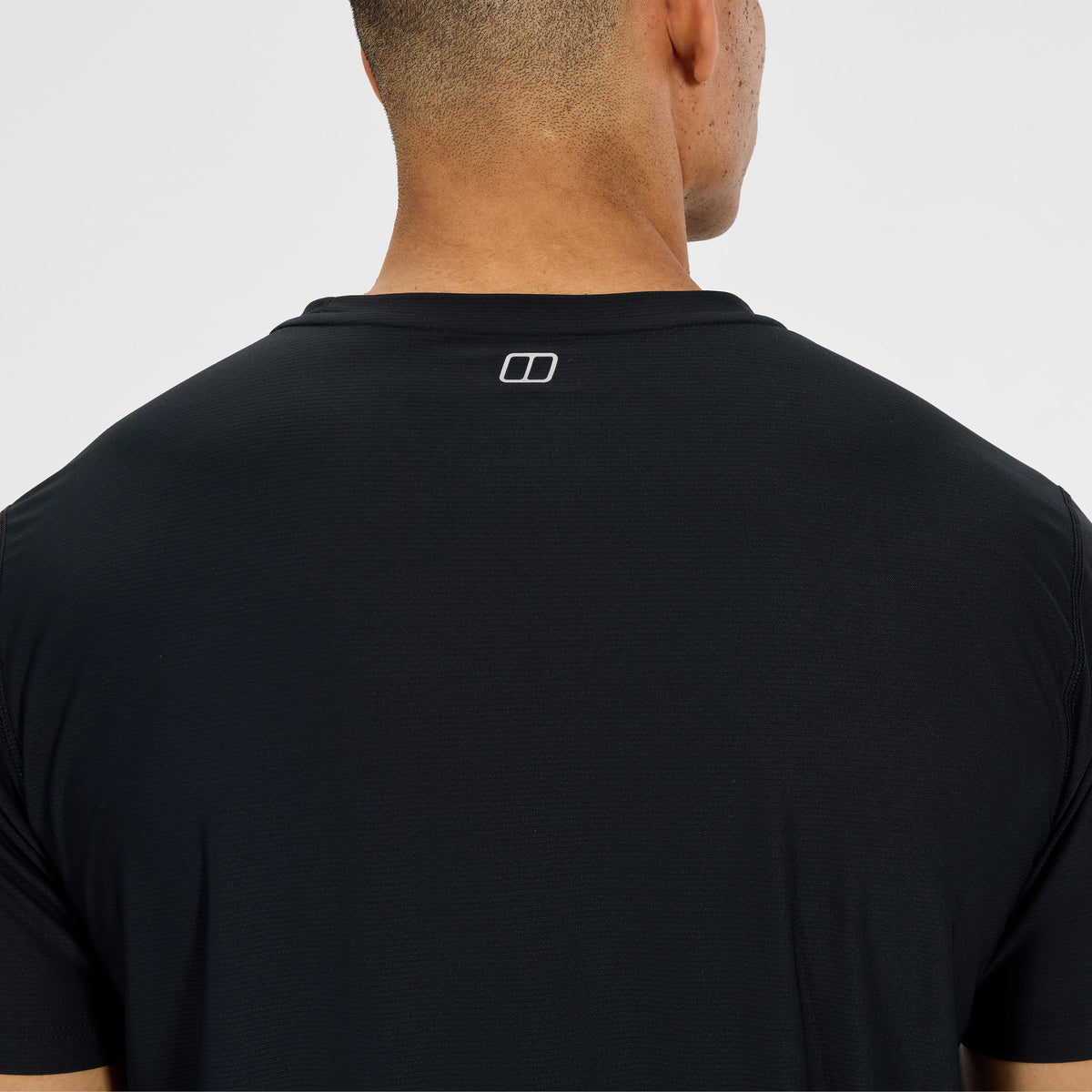 Herren 24/7 Tech-Shirt mit Rundhalsausschnitt und Super-Stretch – Schwarz