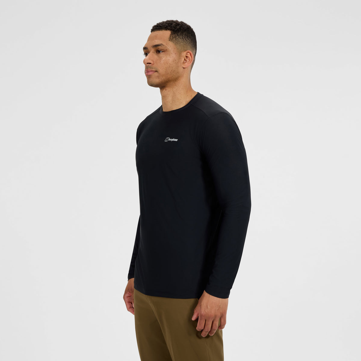 Men's 24/7 Tech Tee Long Sleeve Crew - Black