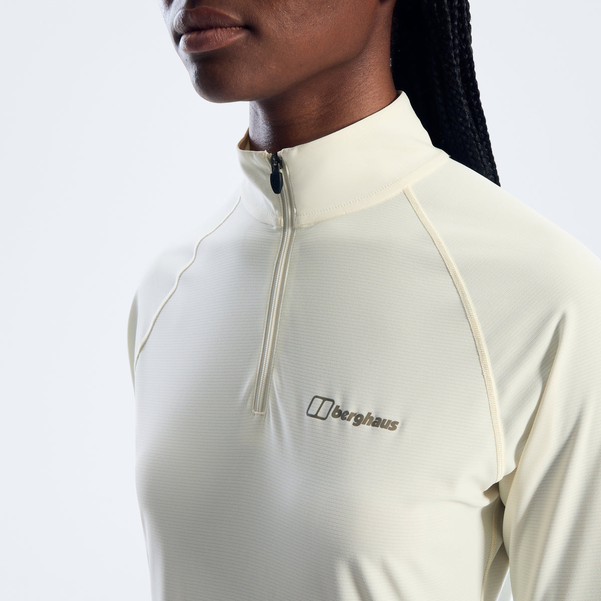 Women's 24/7 Half Zip Long Sleeve Tech Tee - Grey