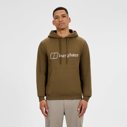 Herren-Logo-Hoodie – Braun