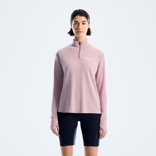 Ivyhill Half-Zip-Oberteil für Damen – Violett