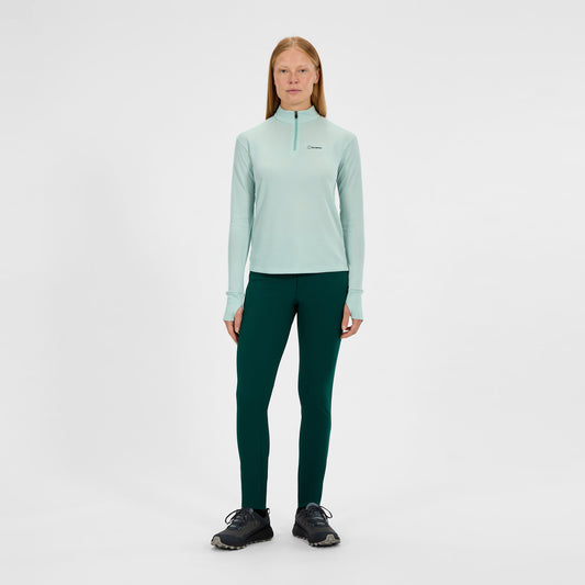 Ivyhill Half-Zip-Oberteil für Damen – Grün
