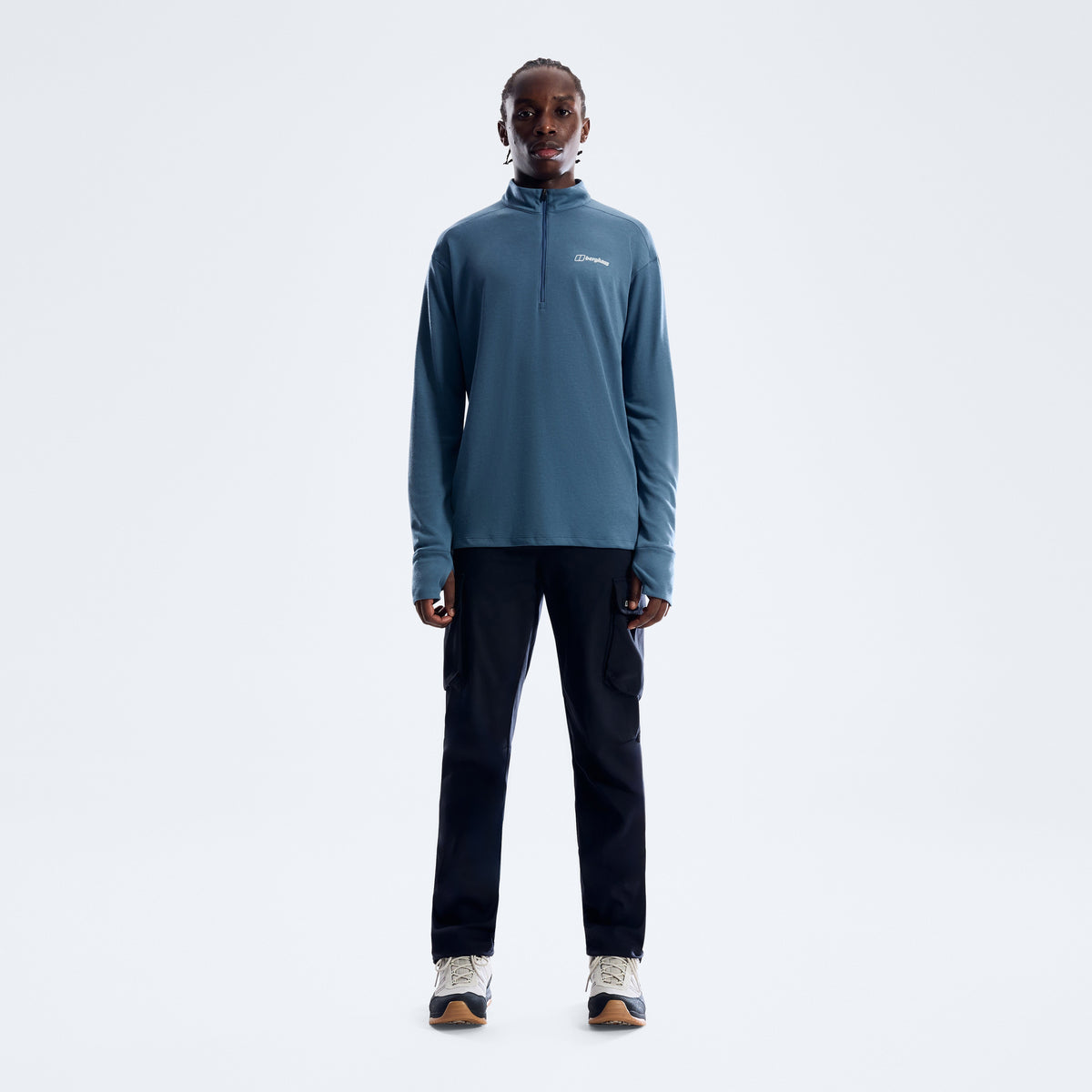 Ivyhill Half-Zip-Oberteil für Herren - Dunkelblau
