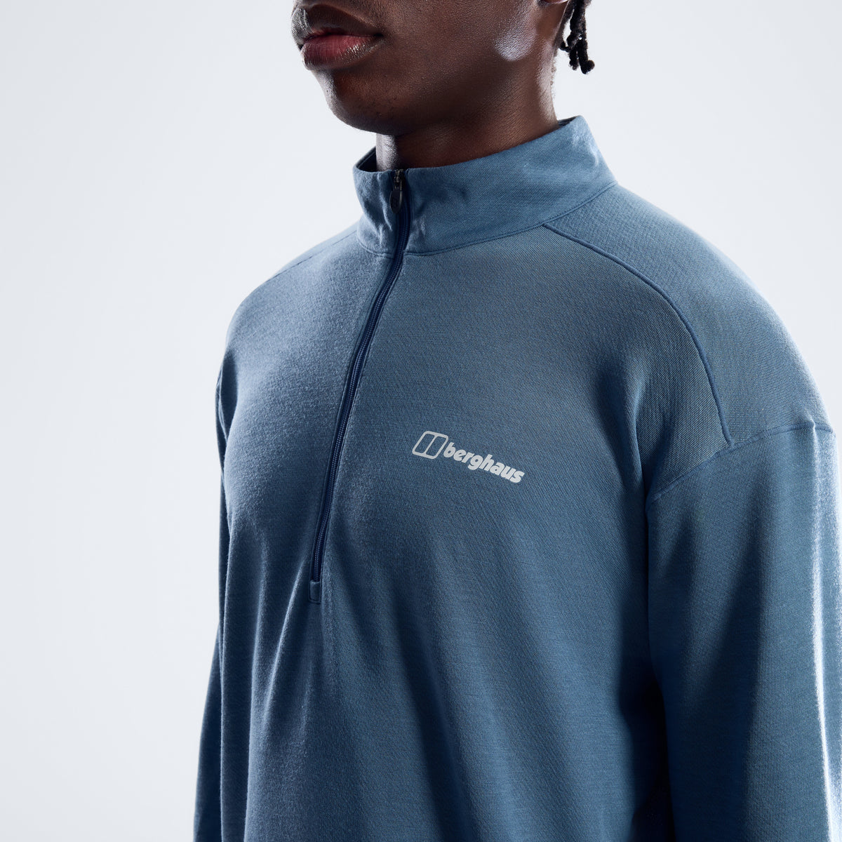 Ivyhill Half-Zip-Oberteil für Herren - Dunkelblau
