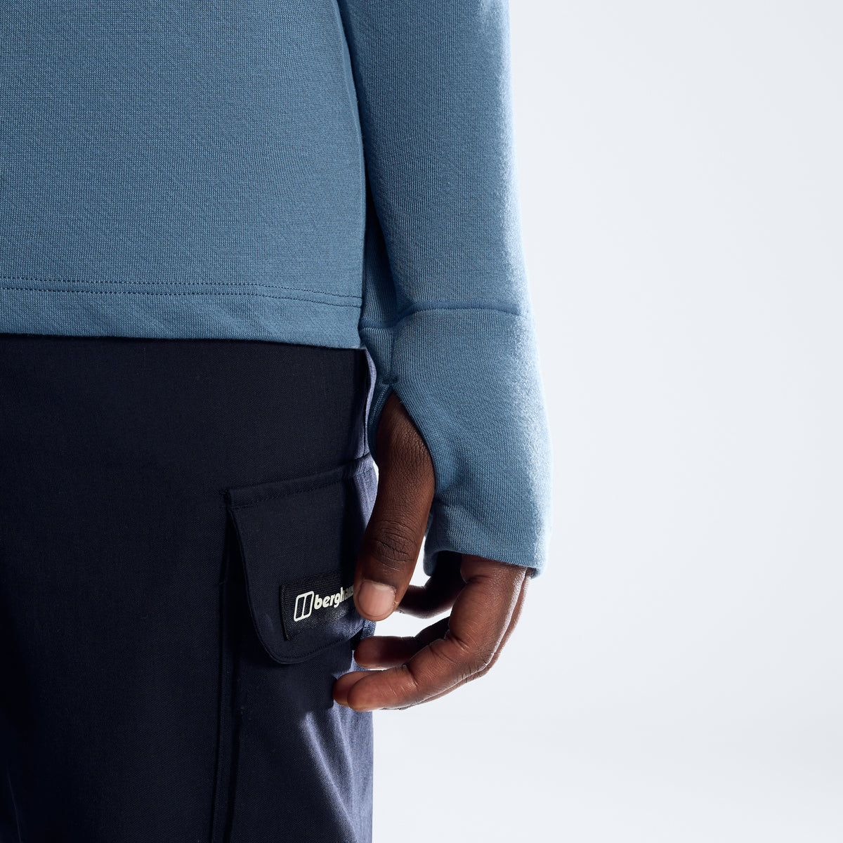 Ivyhill Half-Zip-Oberteil für Herren - Dunkelblau