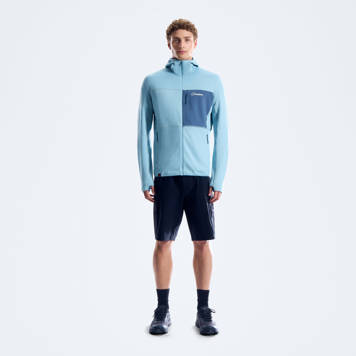 Ridge-Hiker Kapuzenjacke für Herren - Blau