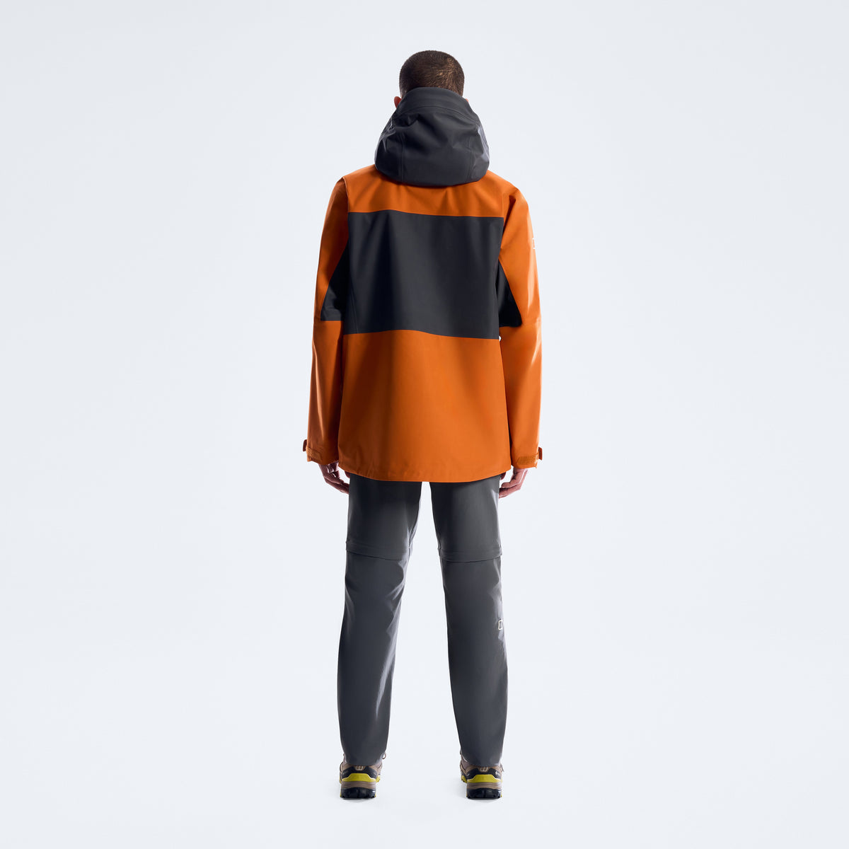 Herren Ridge-Seeker Wasserdichte Jacke - Orange/Schwarz